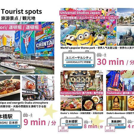 Bijou Suites Naniwa Osaka Zewnętrze zdjęcie